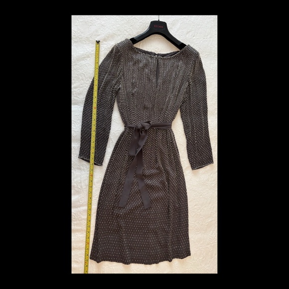 ESCADA Stunning Beaded Evening Formal Dress -100% Silk Beaded Dress – Size 40 - Picture 10 of 16